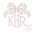 The Beautiful Bow Applique Embroidery Design