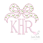 The Beautiful Bow Applique Embroidery Design