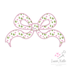 The Beautiful Bow Applique Embroidery Design