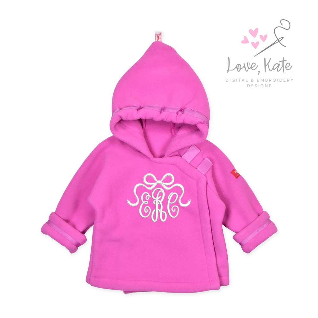 Monogrammed Widgeon Jacket | Bright Pink