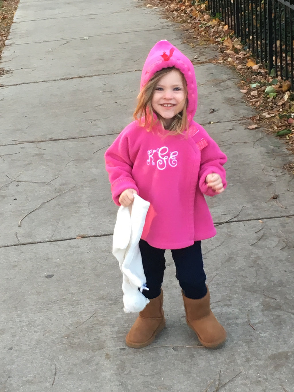 Monogrammed Widgeon Jacket | Bright Pink