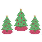 Sketch Christmas Tree Trio - 3 Sizes