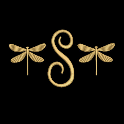 Dragonfly Embroidery Design (5 sizes)