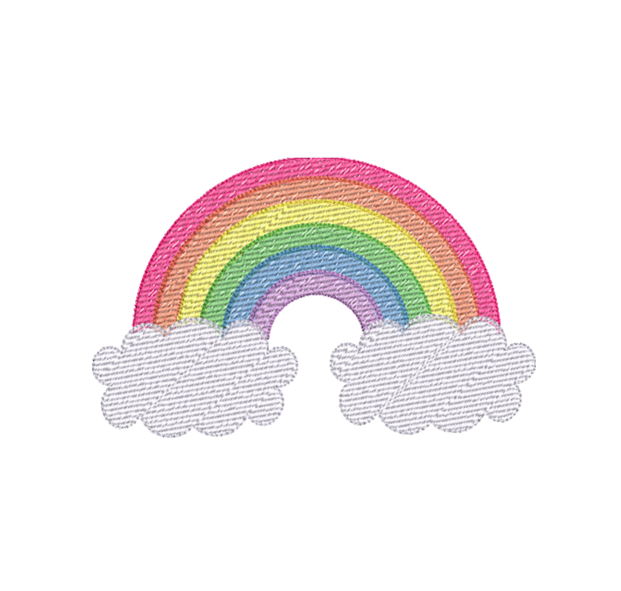 Rainbow - Satin/Fill + Sketch (5 sizes)