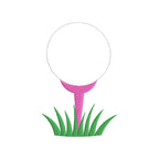 Golf Tee Monogram Frame - 3 Styles in 3 Sizes