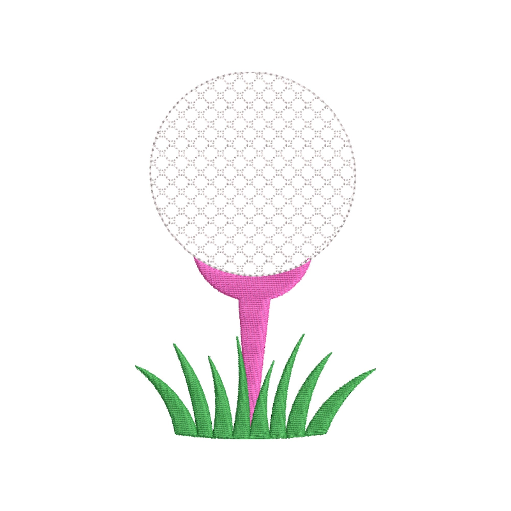 Golf Tee Monogram Frame - 3 Styles in 3 Sizes