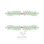 Botanical Embroidery Frame - Fill, Sketch + Outline | 3 Sizes