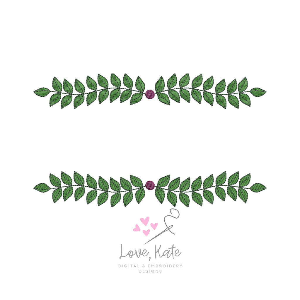 Botanical Embroidery Frame - Fill, Sketch + Outline | 3 Sizes