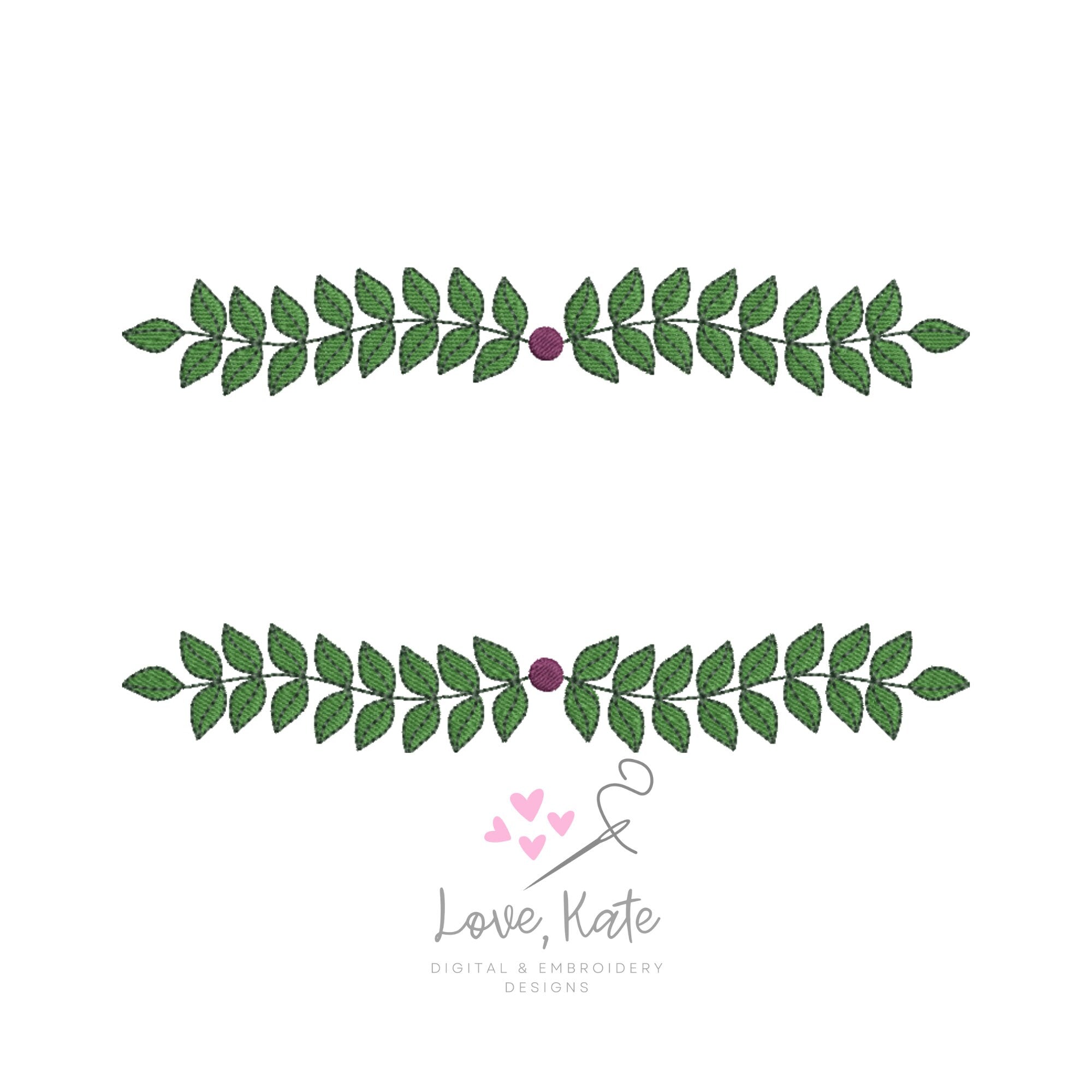Botanical Embroidery Frame - Fill, Sketch + Outline | 3 Sizes