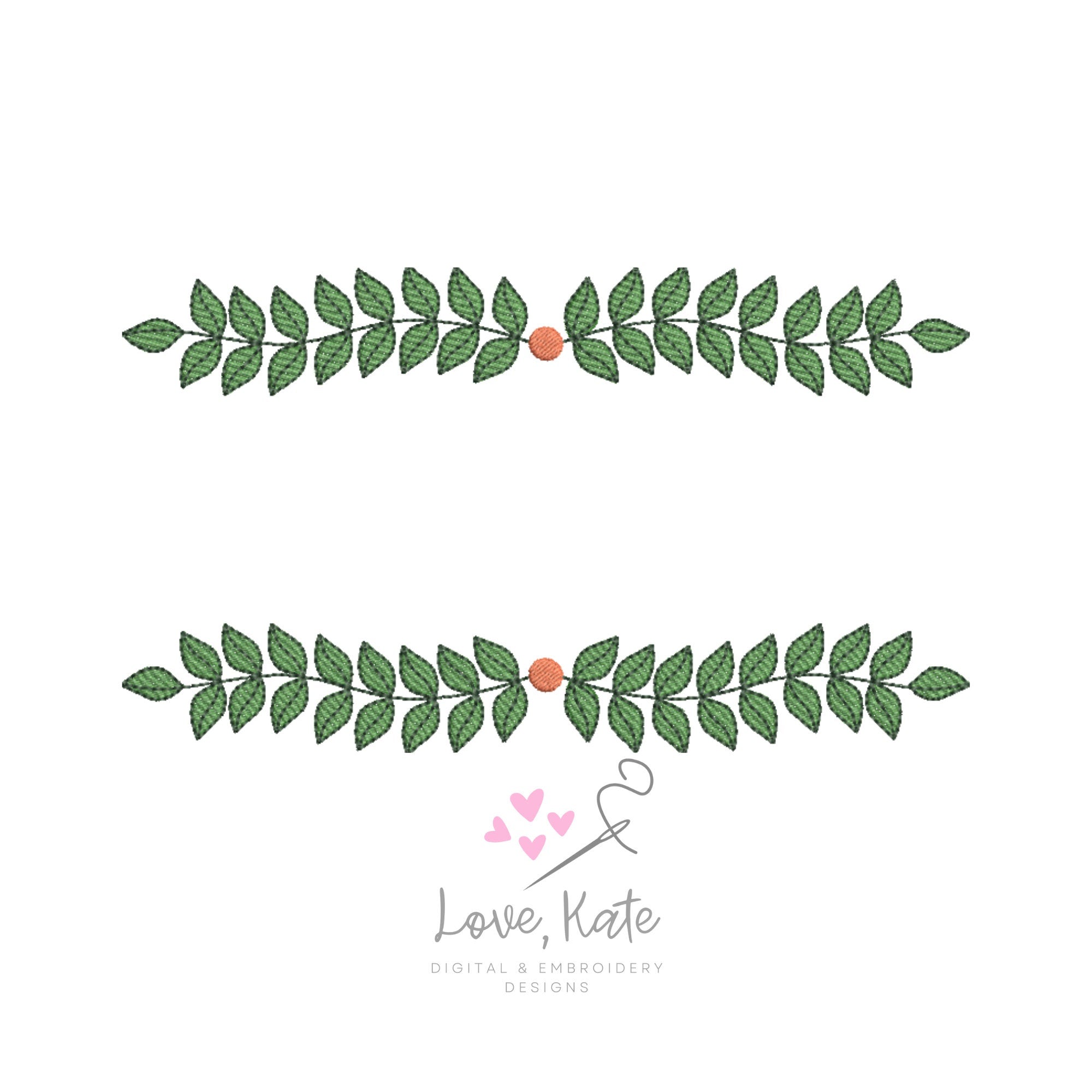 Botanical Embroidery Frame - Fill, Sketch + Outline | 3 Sizes