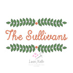 Botanical Embroidery Frame - Fill, Sketch + Outline | 3 Sizes