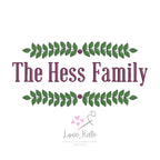 Wreath Embroidery Frame - Fill, Sketch + Outline | 3 Sizes