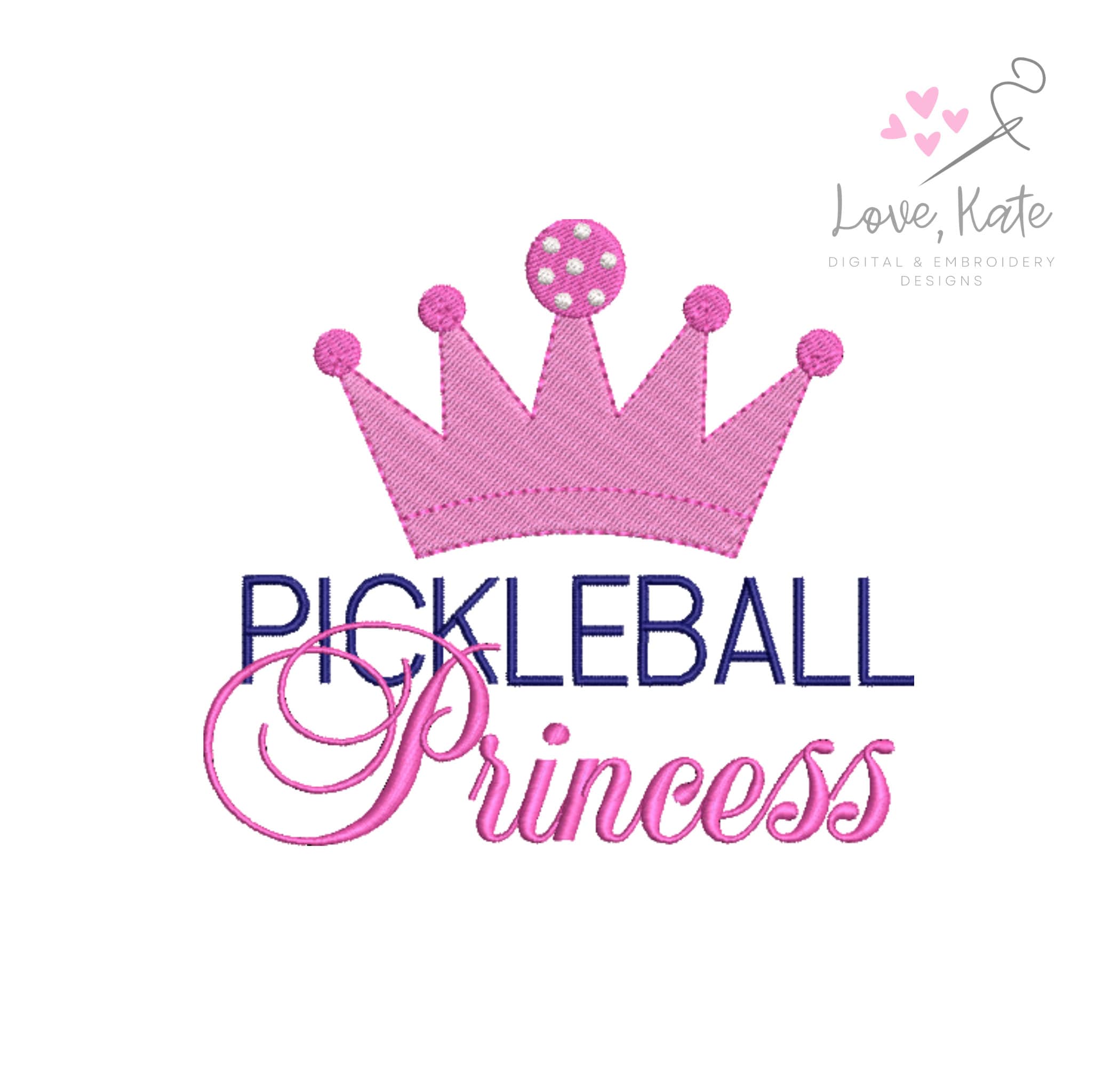 Pickleball Princess - 6 Sizes