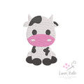 Cutie Cow Embroidery Design - 8 Sizes