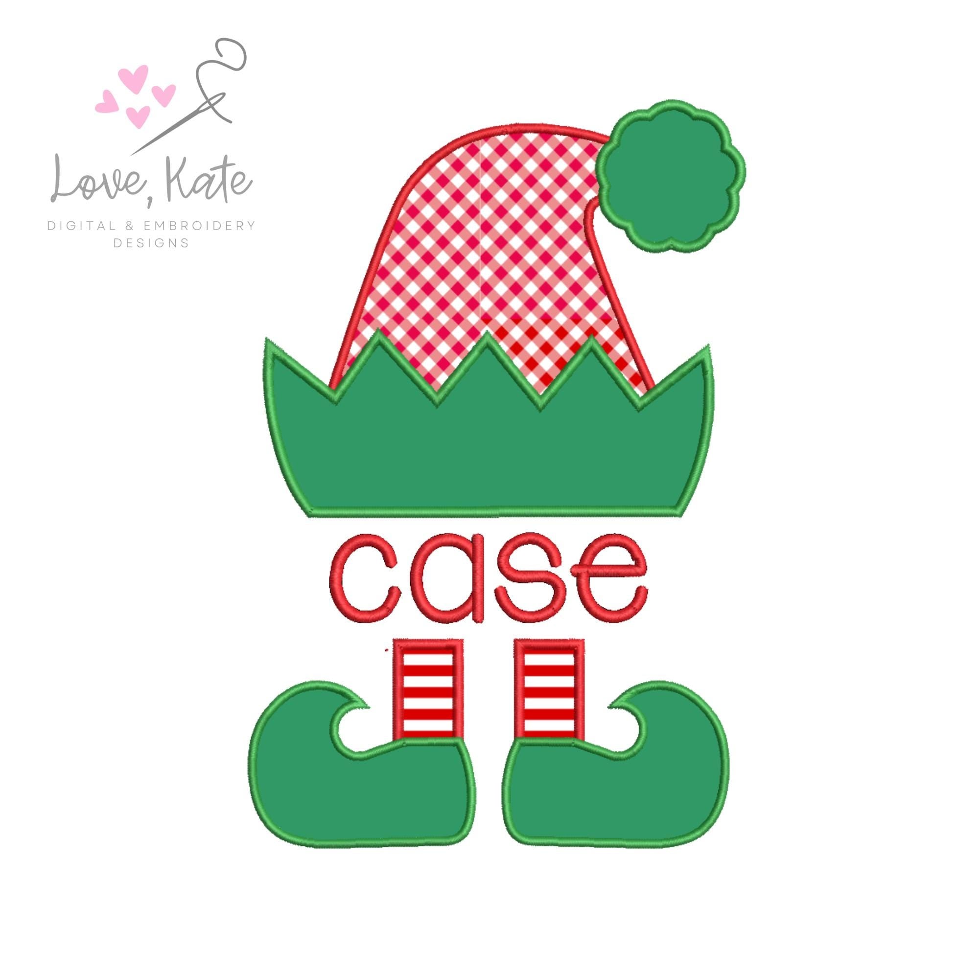 The Personalized Elf Applique - 5 Sizes