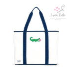 Pickleball Alligator Embroidery Design