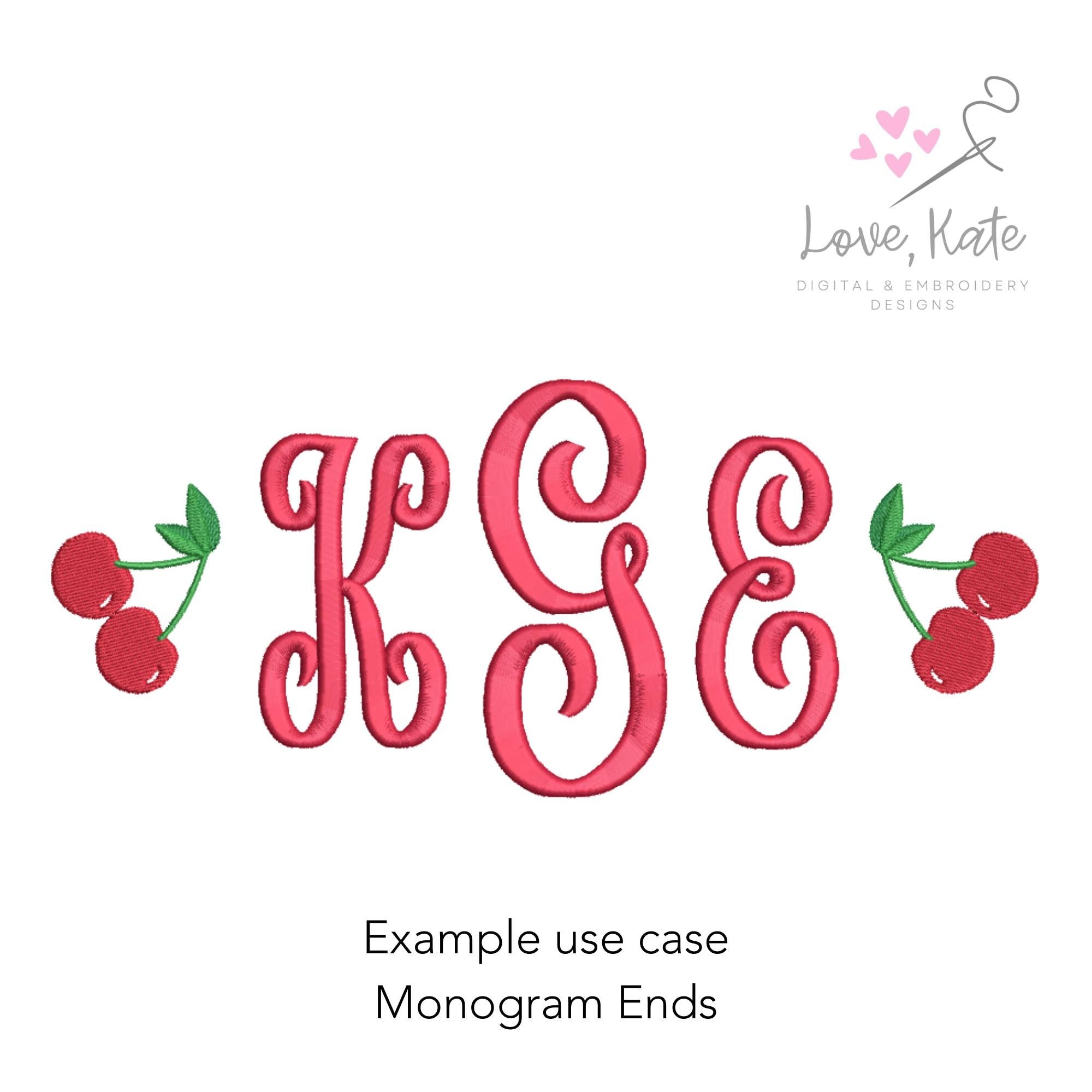 Cherries Embroidery Design | Minis and Bigs | 2 styles, 7 sizes