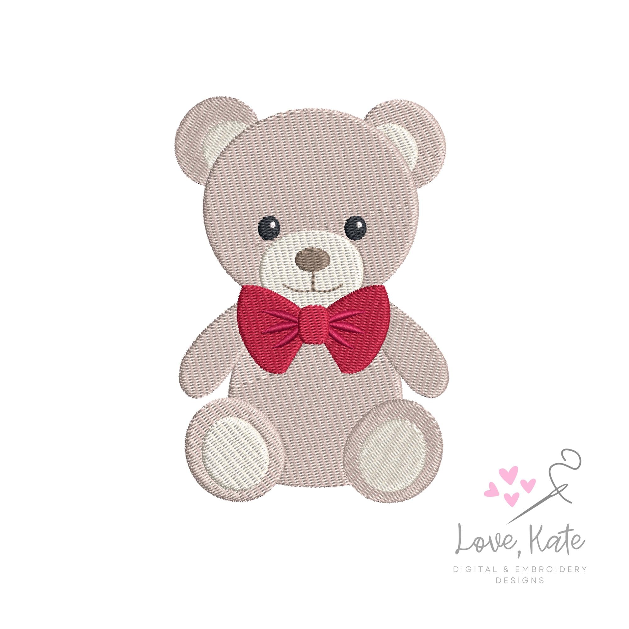 Teddy Bears & Bows - 2 styles | 8 Sizes Each