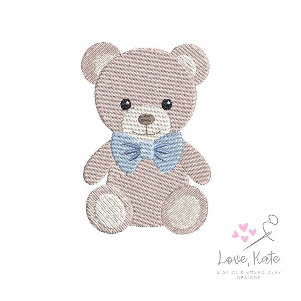 Teddy Bears & Bows - 2 styles | 8 Sizes Each