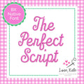 Perfect Script BX Native Embroidery Font | Timeless Script Alphabet for Machine Embroidery