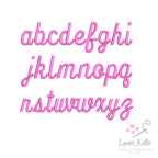 Perfect Script BX Native Embroidery Font | Timeless Script Alphabet for Machine Embroidery